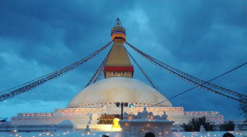 evening,view,boudha,stupa