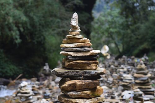 pile,stone,ghandruk