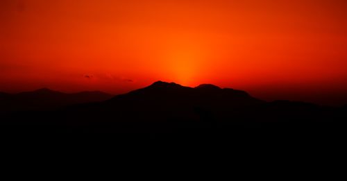 sunset,silhouette