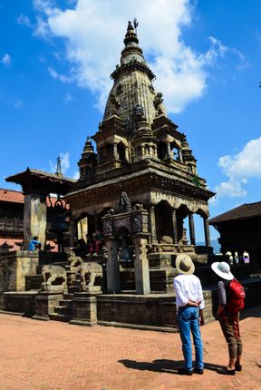 radha,krishna,temple,architectural,heritage,bhaktapur,durbar,square,nepal