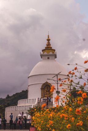 photo,visiting,pokhara,symbol,peace