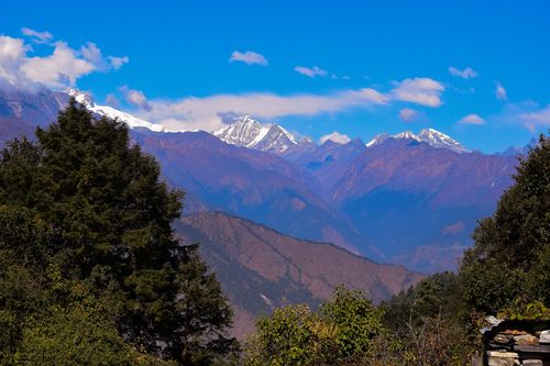 view,langtang,mountain,nepal