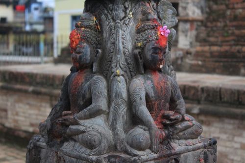 beautifully,carved,buddhas,idol,kritipur,nepal