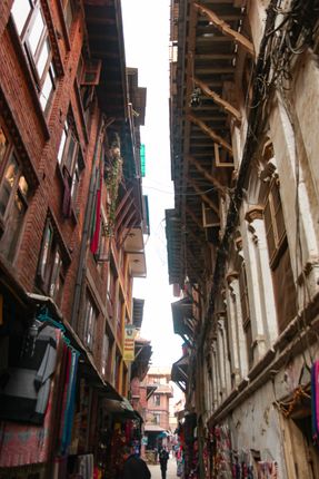 streets,bhaktapur,ancient,place,nepal