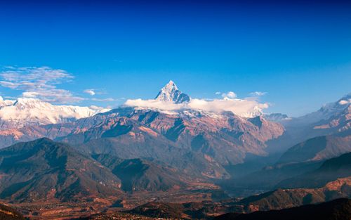 beautiful,mount,machhapuchrefishtail,range,pokhara,valley,nepal