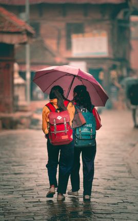 teen,age,childrens,coaching,class,rainy,day,bhaktapur