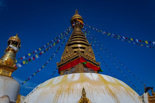 swayambhunath,located,kathmandu,nepal,famous,travel,destinations,tourists,locals,declared,world,heritage,site,unesco