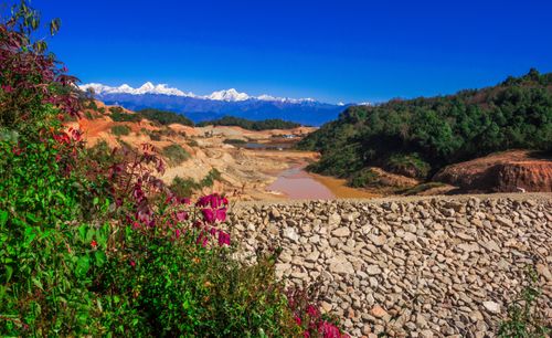 colorful,nature,lake,snow,mountain,chisapani,nepal