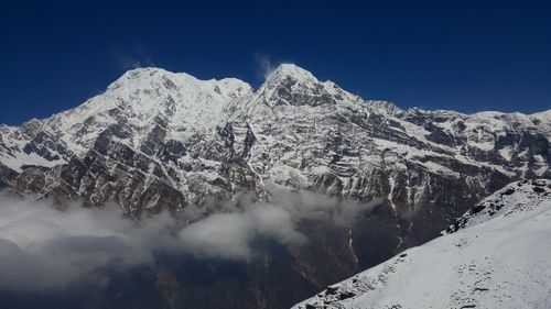 view,annapurna,south,peak,mardi,trek,nepal