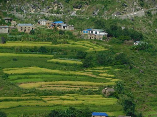 beautiful,village,kalikot,district,karnali,highway,nepal
