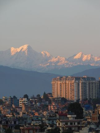 mountain,ranges,chobhar,kathmandu,lockdown