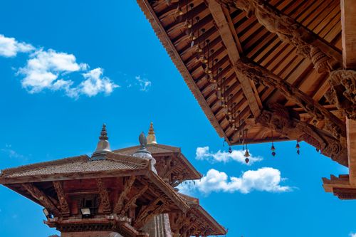 wood,carving,details,temple,located,patan,durbar,square,nepal