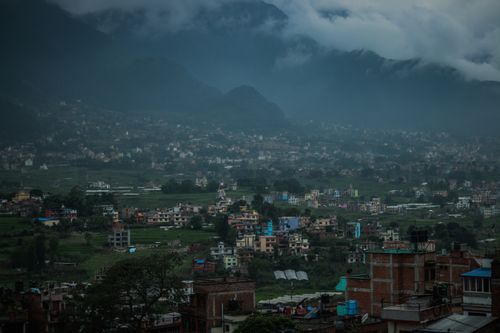 sparsely,populated,fields,outskirts,kathmandu,valley