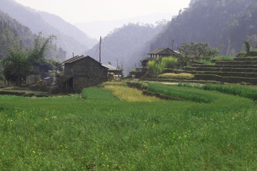 phinamtar,village,gorkha,nepal