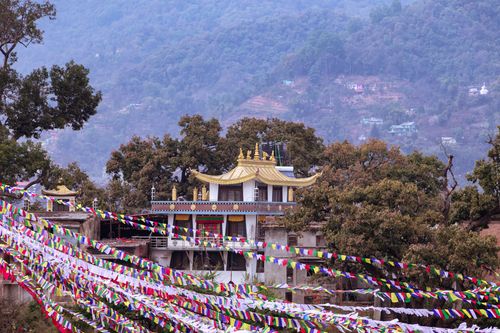 view,wochen,thukje,choeling,monastery,surrounding,area,swayambhunath,stupa,kathmandu