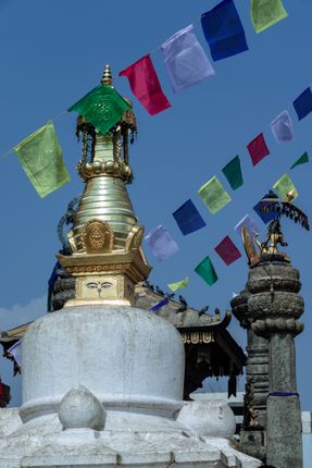 small,stupa,swayambhunath,stupamonkey,temple,kathmandu,nepal,world,hritage,site,declared,unesco