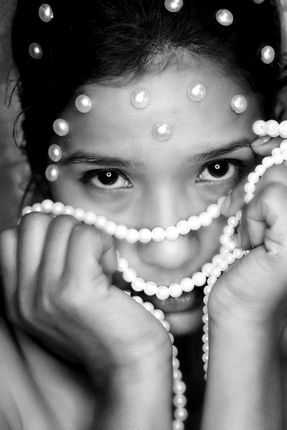 self-portrait#,rose,pearls,#stock,image,nepalphotography,sita,maya,shrestha