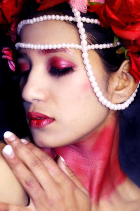self-portrait#,rose,pearls,#stock,image,nepalphotography,sita,maya,shrestha