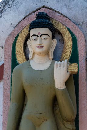 statue,buddha,shreenagar,tansen,palpa,nepal,view,scenic,beauty