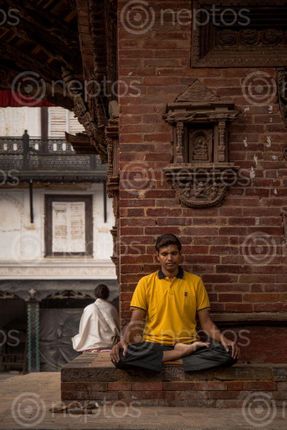 Find  the Image Peace,of,mind.,Daily,life,,Kathmandu. and other Royalty Free Stock Images of Nepal in the Neptos collection.