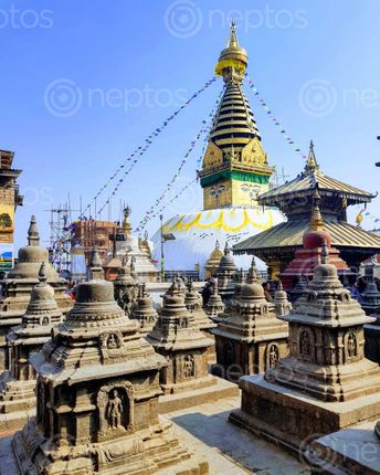 Find  the Image Elegant,swayambu,nath. and other Royalty Free Stock Images of Nepal in the Neptos collection.