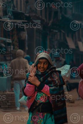 Find  the Image The,women,steps,to,market,to,sale,her,vegetables,,daily,life,at,bhaktapur,,nepal and other Royalty Free Stock Images of Nepal in the Neptos collection.