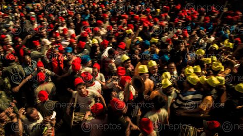 Find  the Image Street,festival,"Pahachare",on,full,swing,at,Ason,,Kathmandu and other Royalty Free Stock Images of Nepal in the Neptos collection.
