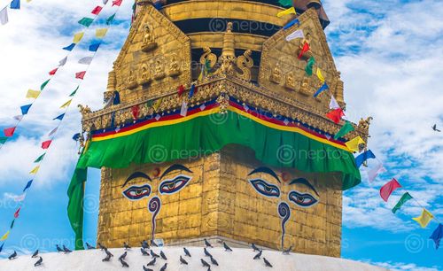 Find  the Image Swoyambhu,Stupa,(Jahan,chan,Buddha,ka,Ankha) and other Royalty Free Stock Images of Nepal in the Neptos collection.