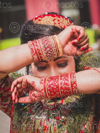 Find  the Image bride,married  and other Royalty Free Stock Images of Nepal in the Neptos collection.