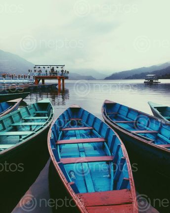 Find  the Image lakeside,pokhara,boat  and other Royalty Free Stock Images of Nepal in the Neptos collection.