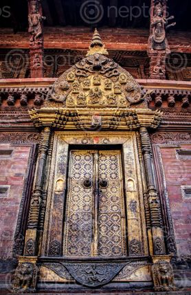 Find  the Image golden,gate,patan,taleju,temple  and other Royalty Free Stock Images of Nepal in the Neptos collection.