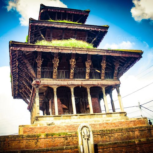 Find  the Image beautiful,temple,top  and other Royalty Free Stock Images of Nepal in the Neptos collection.