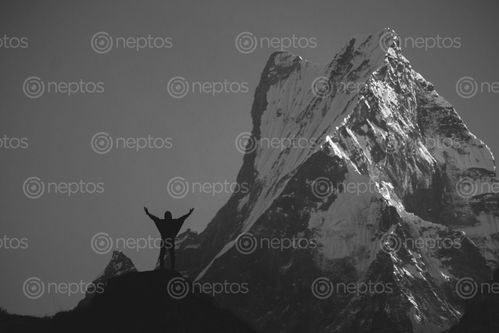 Find  the Image black,white,image,mardi,himal  and other Royalty Free Stock Images of Nepal in the Neptos collection.
