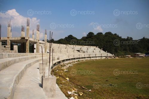 Find  the Image mulpani,international,cricket,stadium,nepal,parapet,construction  and other Royalty Free Stock Images of Nepal in the Neptos collection.