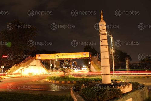 Find  the Image bhimsen,tower,aka,dharahara,stands,tall,miniature,replica,initially,constructed,military,watchtower,architected,mughal,european,style  and other Royalty Free Stock Images of Nepal in the Neptos collection.