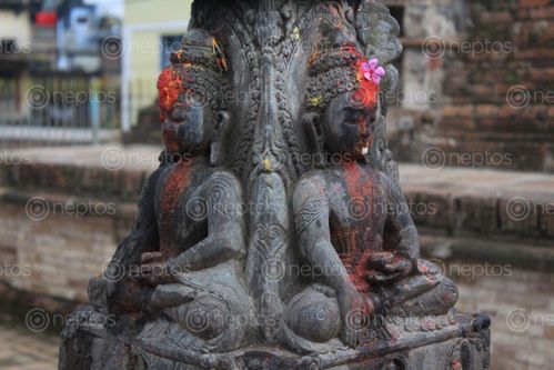 Find  the Image beautifully,carved,buddhas,idol,kritipur,nepal  and other Royalty Free Stock Images of Nepal in the Neptos collection.