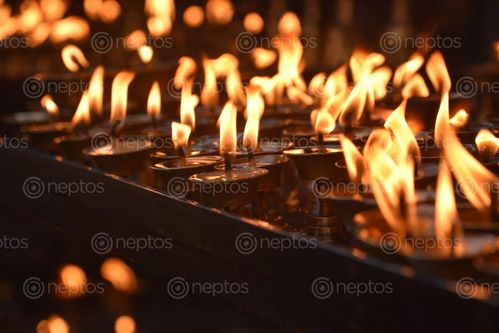 Find  the Image traditional,nepalese,lamp,lit,worship,praying,time,lighted,basantapur,holy,ceremony  and other Royalty Free Stock Images of Nepal in the Neptos collection.