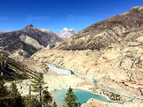 Find  the Image gangapurna,lake,manang  and other Royalty Free Stock Images of Nepal in the Neptos collection.