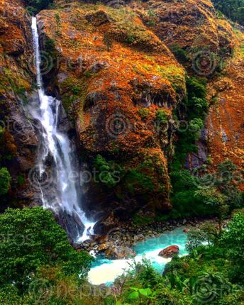 Find  the Image water,fall,manang  and other Royalty Free Stock Images of Nepal in the Neptos collection.