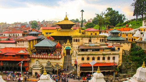 Find  the Image lord,pashupathinath,kathmandu  and other Royalty Free Stock Images of Nepal in the Neptos collection.