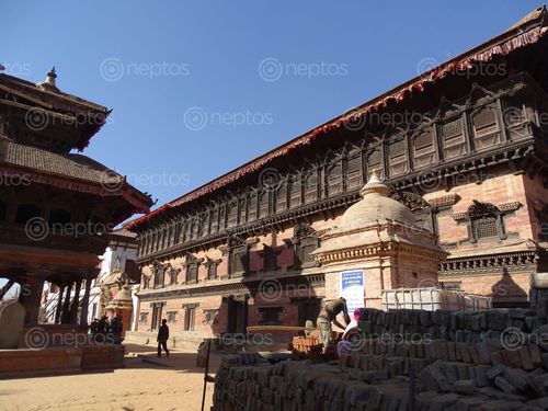 Find  the Image windows,palace,patan,square  and other Royalty Free Stock Images of Nepal in the Neptos collection.