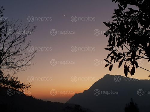 Find  the Image sunset,shoot,#baglung  and other Royalty Free Stock Images of Nepal in the Neptos collection.