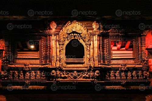 Find  the Image golden,window,patan,durbar,square  and other Royalty Free Stock Images of Nepal in the Neptos collection.