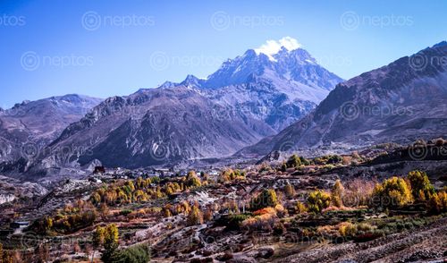 Find  the Image lacation,muktinath,mustang,nepal,altitude  and other Royalty Free Stock Images of Nepal in the Neptos collection.