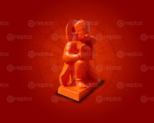Find  the Image shree,hanuman,hindu,god  and other Royalty Free Stock Images of Nepal in the Neptos collection.