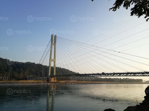 Find  the Image karnali,bridge,west,nepal  and other Royalty Free Stock Images of Nepal in the Neptos collection.