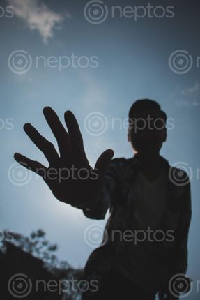 Find  the Image man,touch,ground,hand  and other Royalty Free Stock Images of Nepal in the Neptos collection.