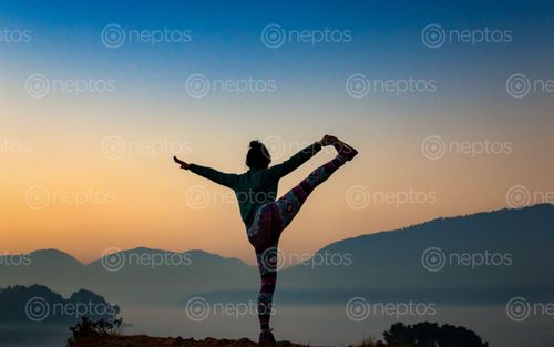 Find  the Image early,morning,yoga,chobar,hill,kathmandu,nepal  and other Royalty Free Stock Images of Nepal in the Neptos collection.