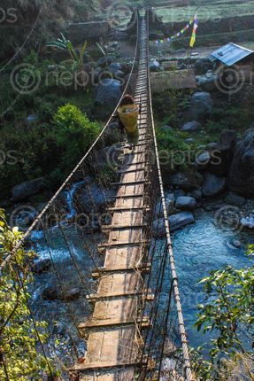 Find  the Image women,crossing,river  and other Royalty Free Stock Images of Nepal in the Neptos collection.