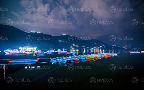 Find  the Image beautiful,evening,view,parking,boats,fewa,lake,pokhara,nepal  and other Royalty Free Stock Images of Nepal in the Neptos collection.